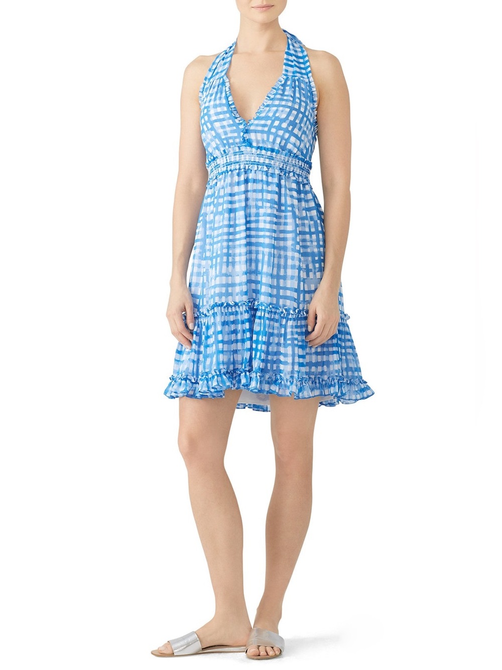 Lilly Pulitzer Gingham Halter Sz M